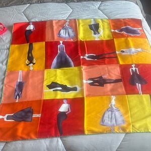 Fashion Print Silk Scarf